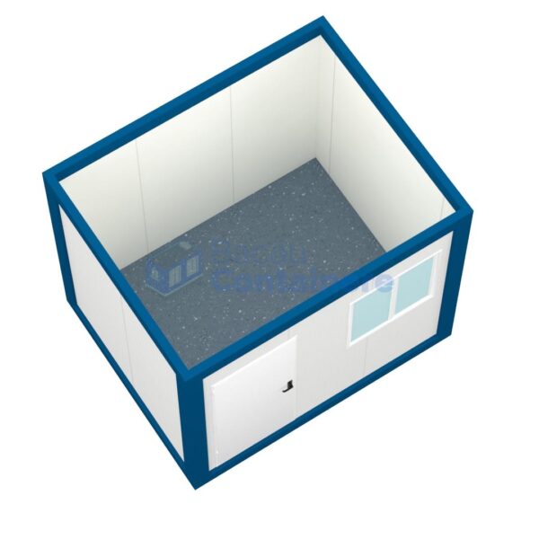 container birou bacau 3metri albastru2