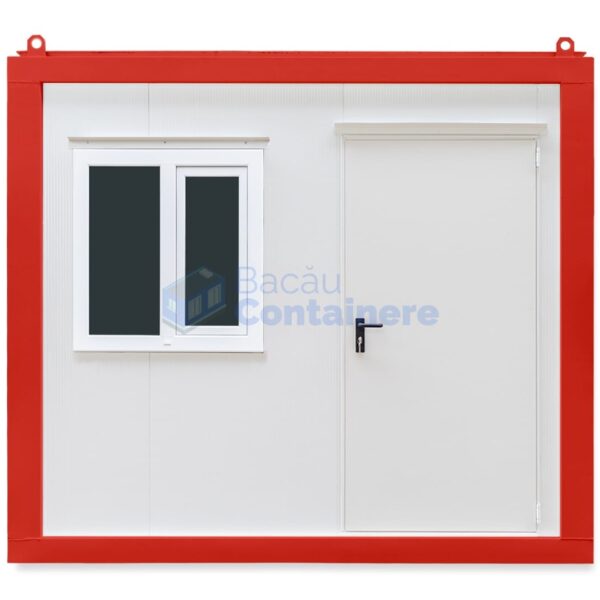 container birou bacau 3metri rosu