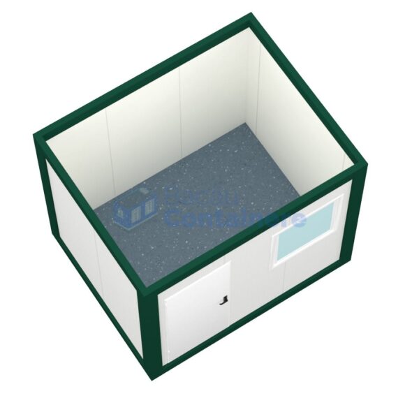 container birou bacau 3metri verde2