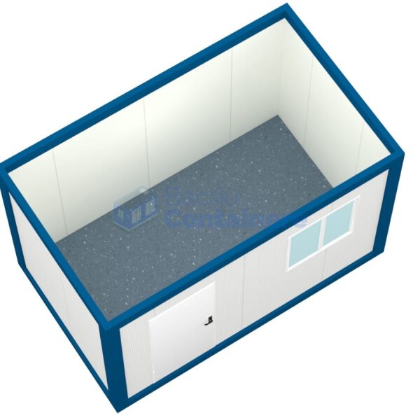 container birou bacau 4metri 1geam albastru1