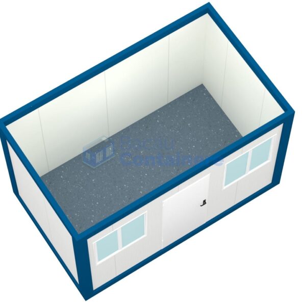 container birou bacau 4metri 2geamuri albastru2