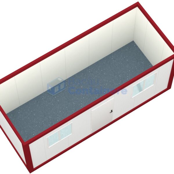 container birou bacau 6metri 2geamuri rosu2