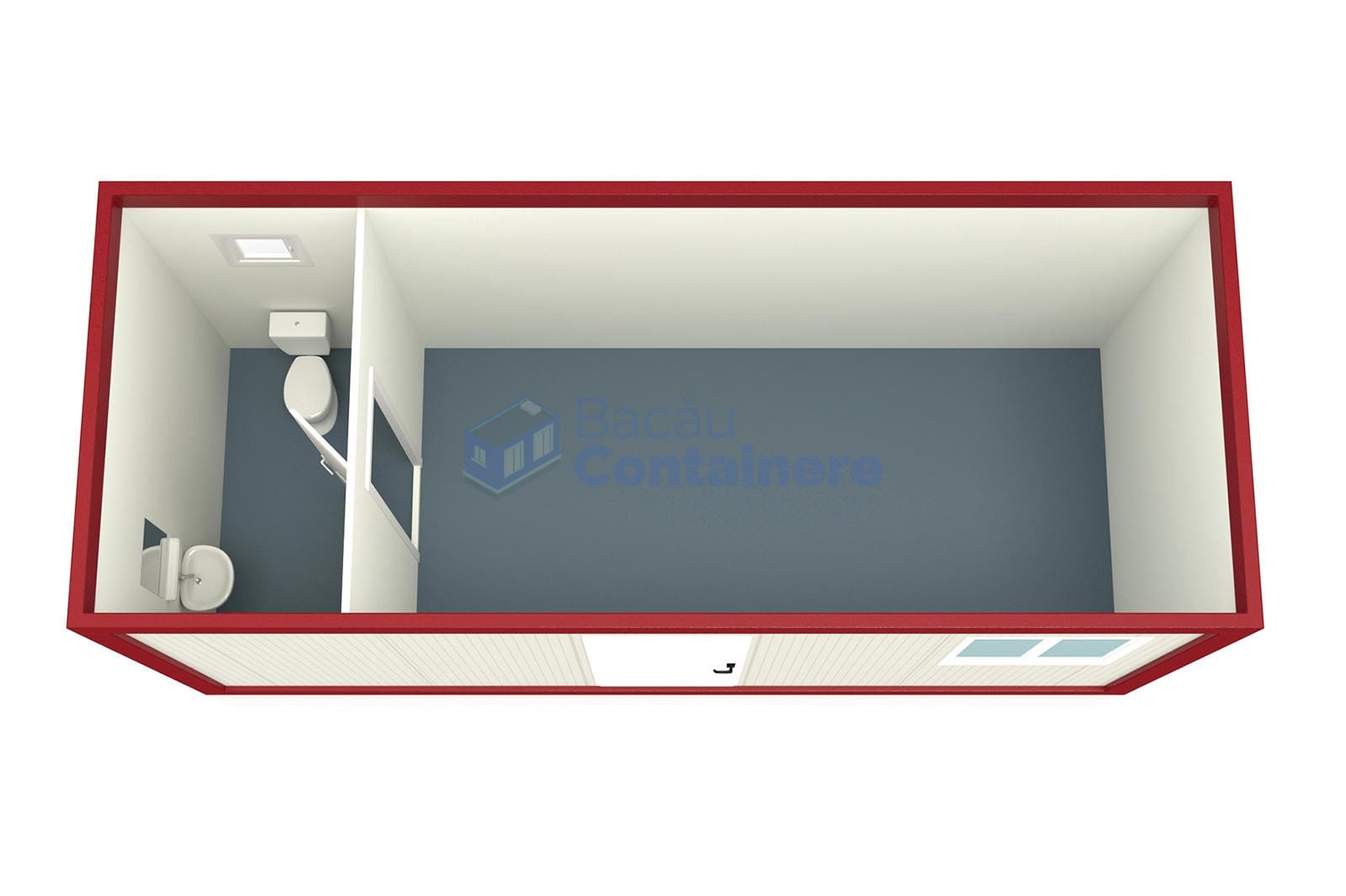 container casa bacau 6metri rosu2
