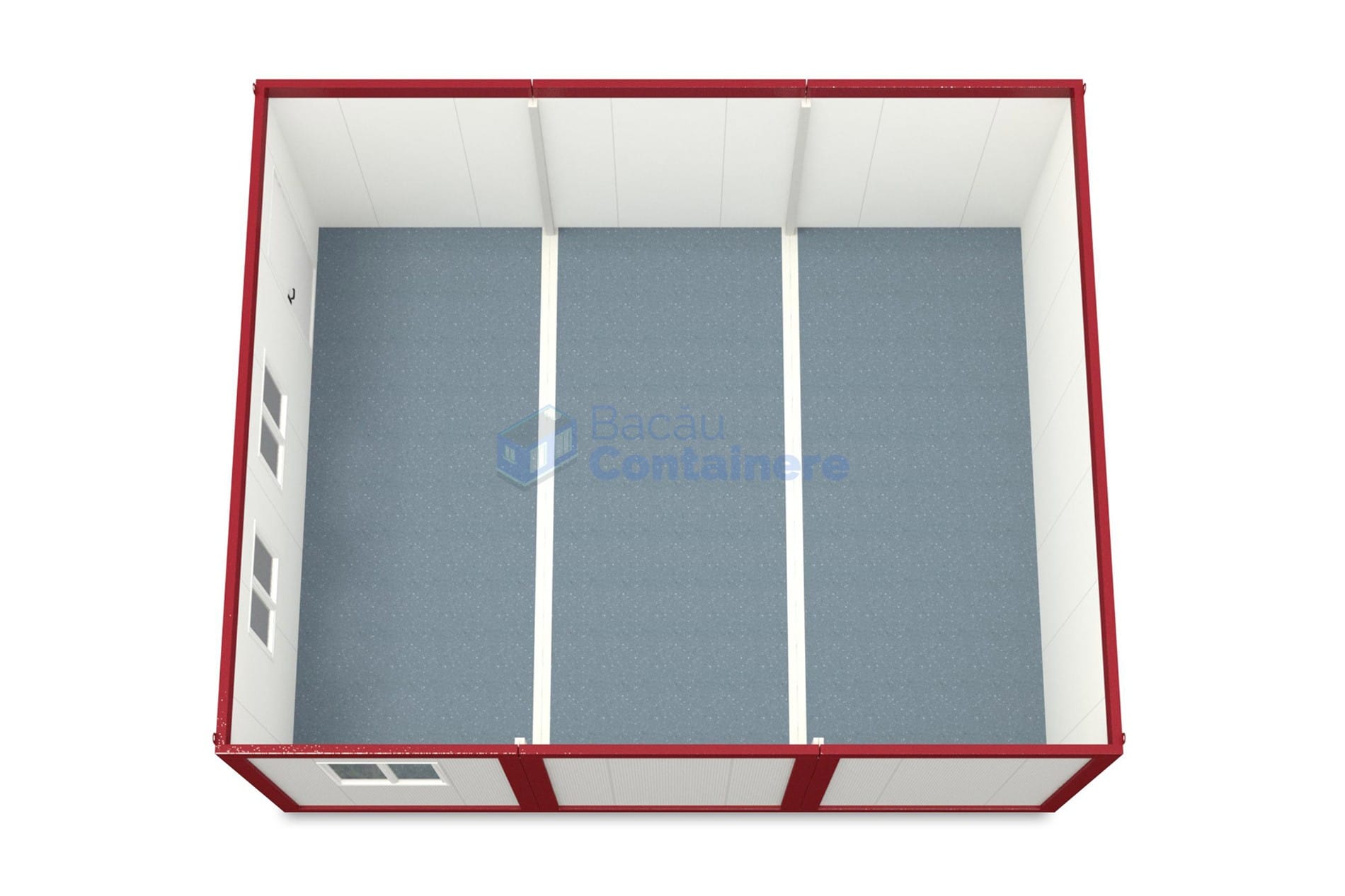 container modular bacau 6x72m rosu2