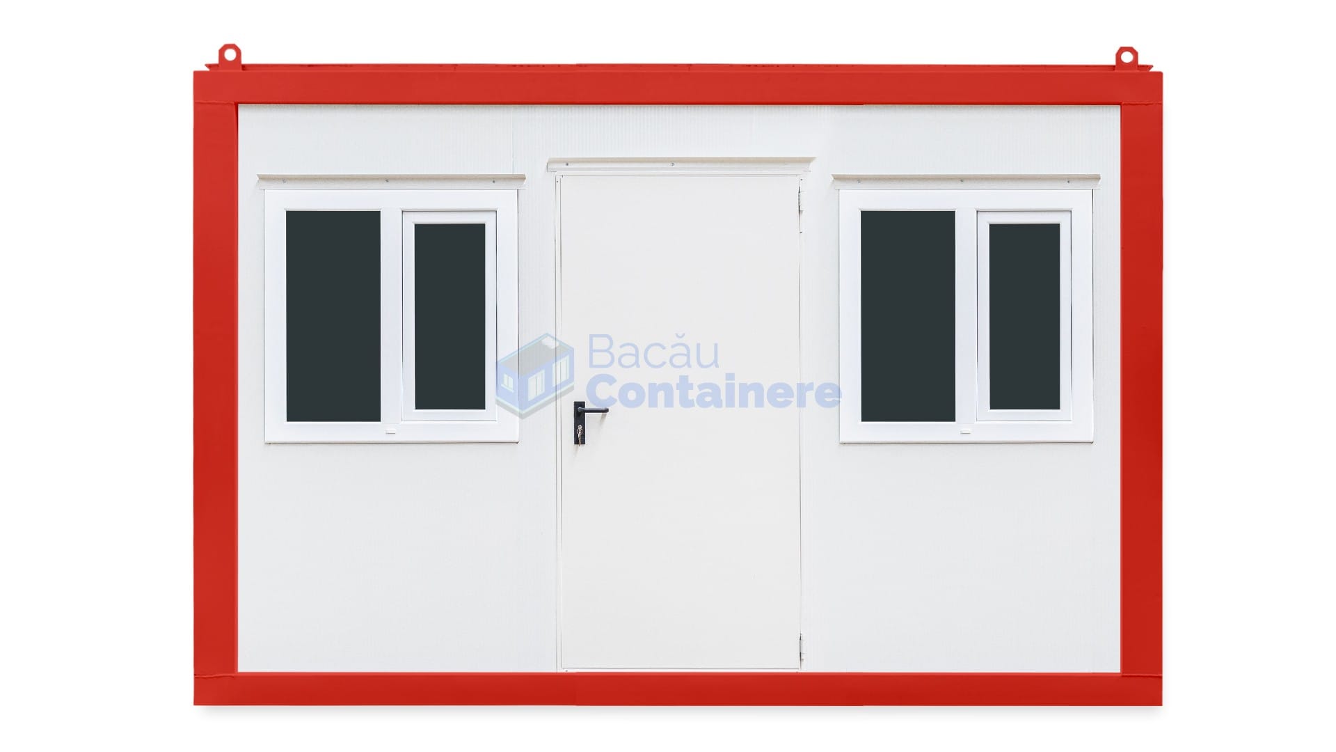 container santier bacau 4metri 2geamuri rosu