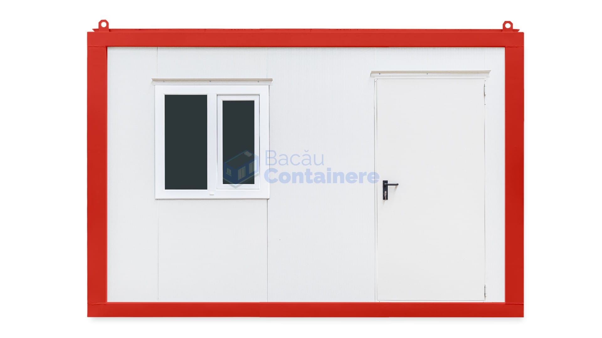 container santier bacau 4metri 1geam rosu